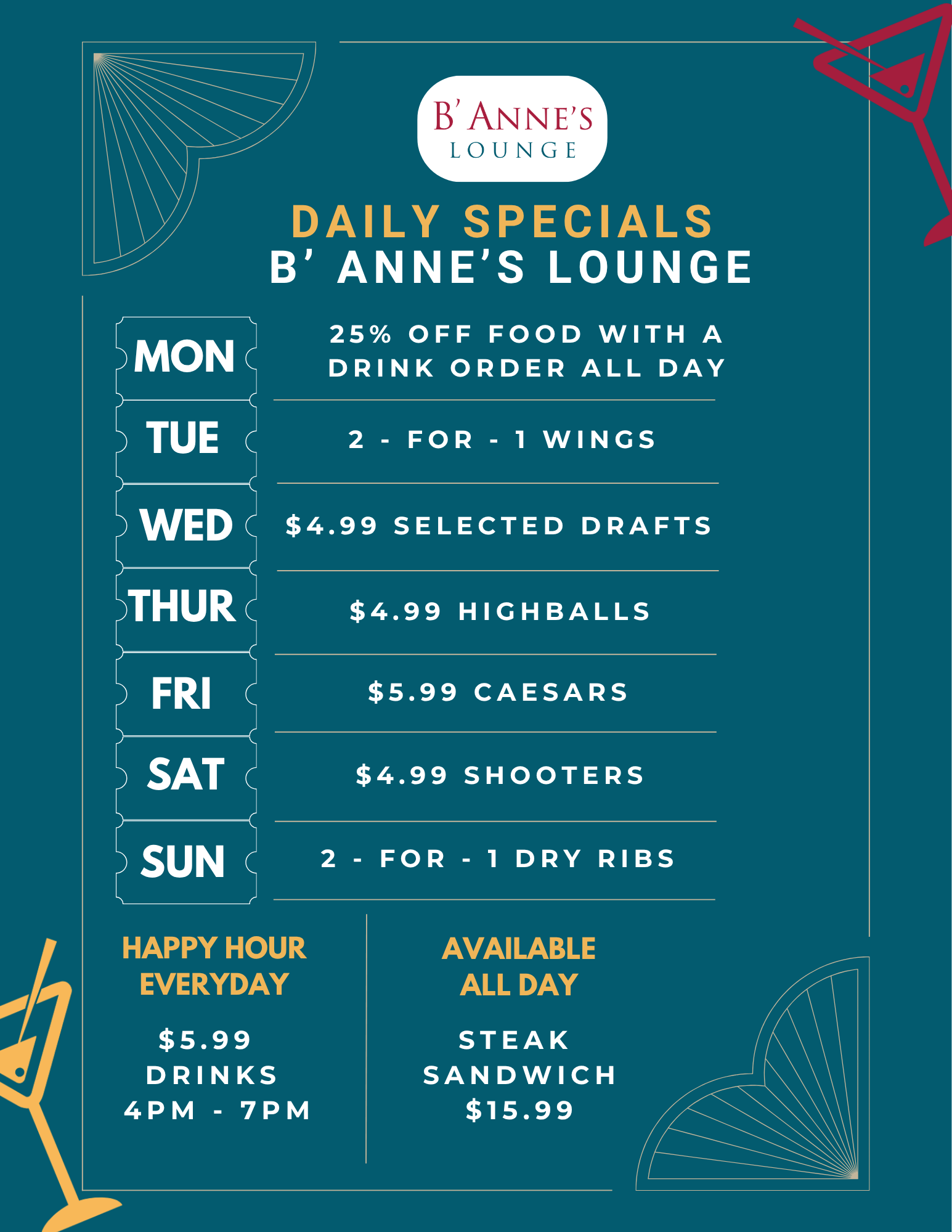 Daily specials (4)